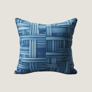 Geometric retro throw pillow